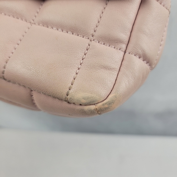 Michael Kors Soho leather quilted shoulder bag in blush - Picture 11 of 15